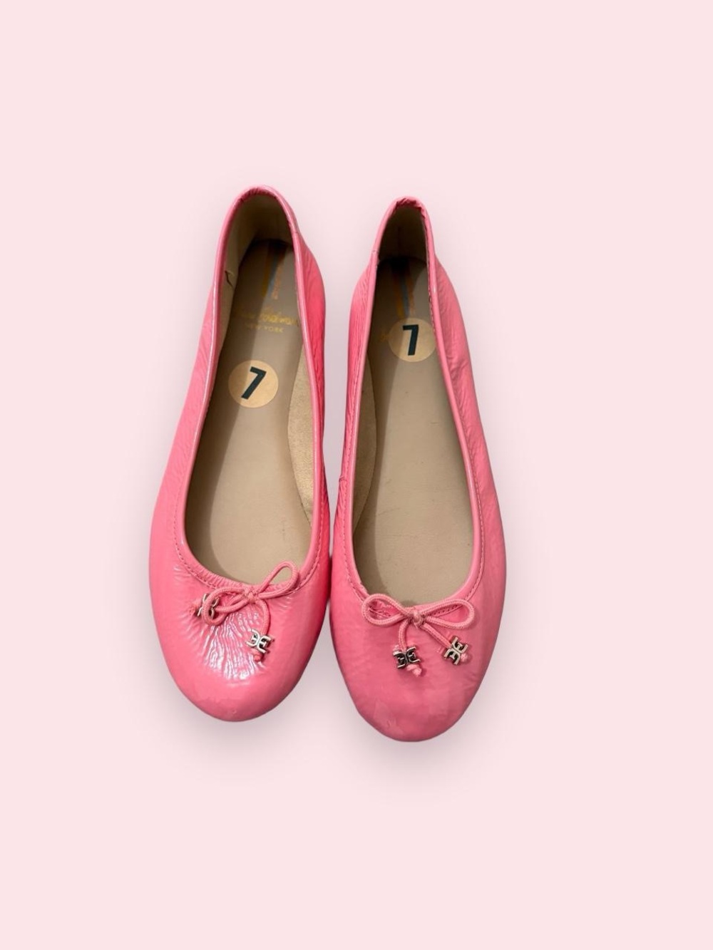 Sam Edelman pink ballet flats with bow detail, size US 7 - Picture 2 of 6